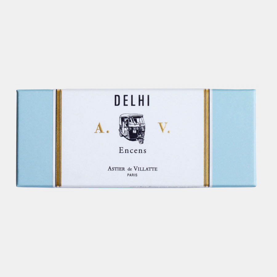 Blue box of incense from Astier de Villatte delhi