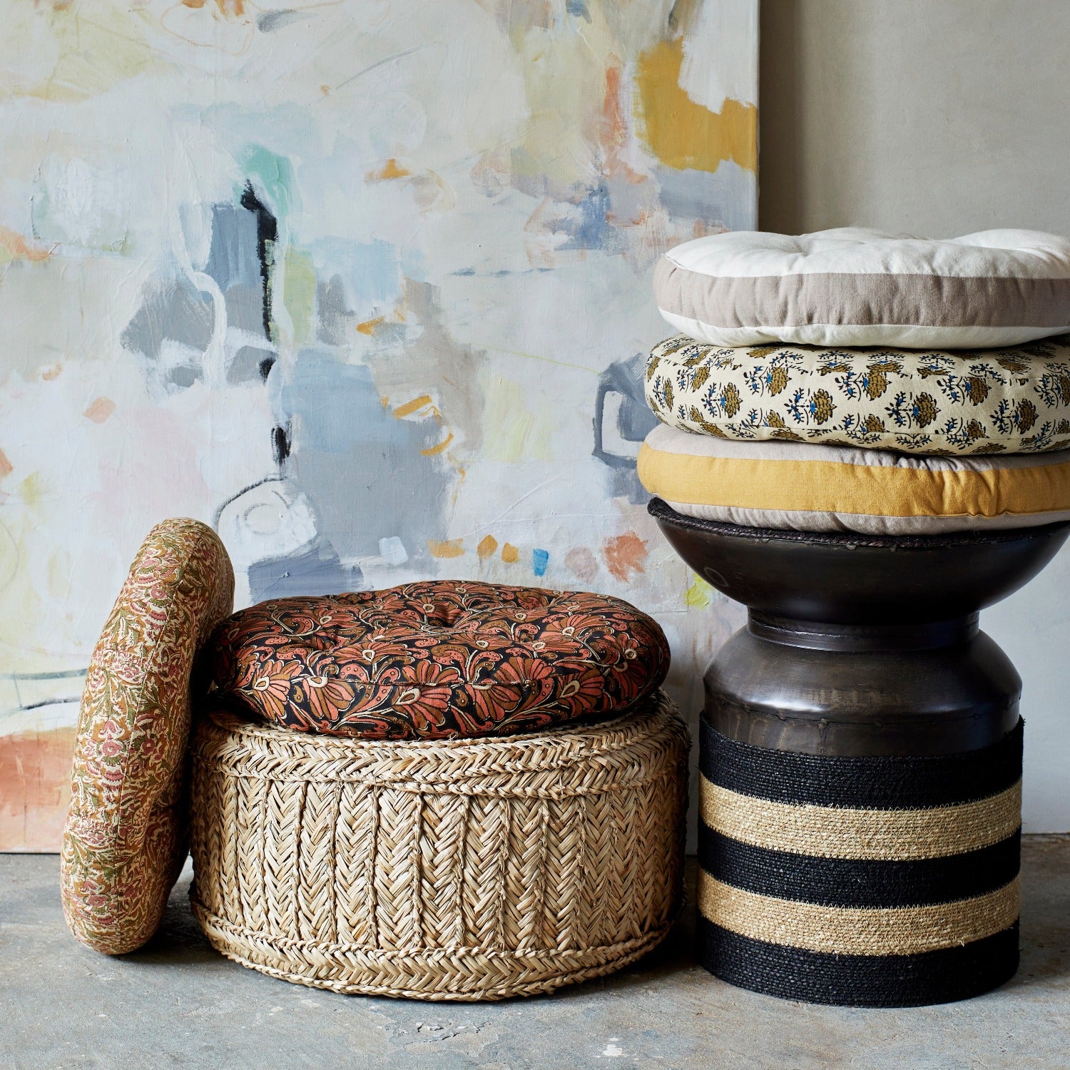 Set van 2 stoelkussens met een boog koord kussen voor rotan stoelen & meer stoelkussens velours - fluwelen zitting 43 x 40 x 5 cm zitkussen set van 2 ( grafiet Set van 2 stoelkussens met een boog koord kussen voor rotan stoelen & meer stoelkussens velours - fluwelen zitting 43 x 40 x 5 cm zitkussen set van 2 ( grafiet