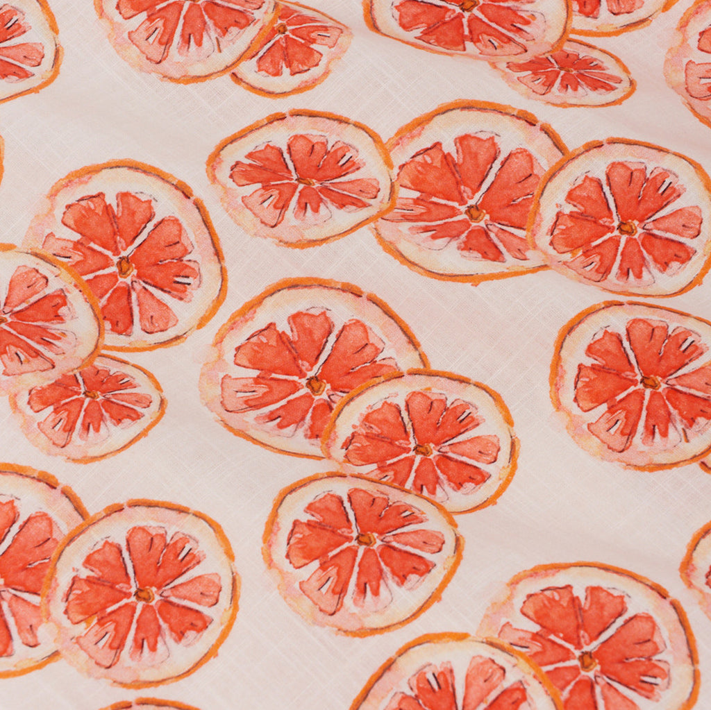 Biologisch katoenen babyshirtje met grapefruits van Arsene in Amsterdam Nederlands